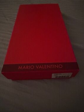 Mario Valentino Metallic Rectangular Wallet For Women